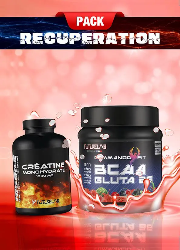 pour la récupération physique avec créatine et BCAA