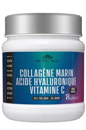 Collagène marin et Acide hyaluronique + Vitamine C ,  TROP BEAU ! 🔴