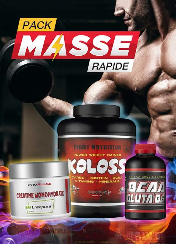 pack prise de masse rapide