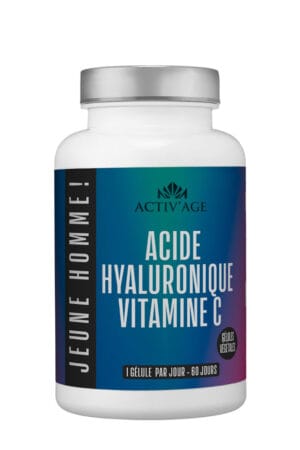 Acide Hyaluronique + Vit. C JEUNE HOMME ! 🔴