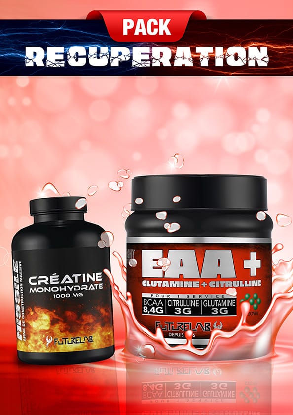 pour la récupération physique avec créatine et BCAA