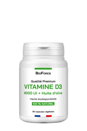 VITAMINE D3 4000 UI + huile d'olive