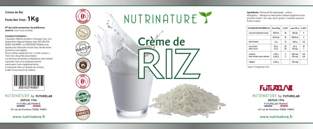 Crème de RIZ  1 kg