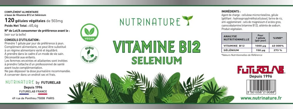 VITAMINE B12 + SELENIUM